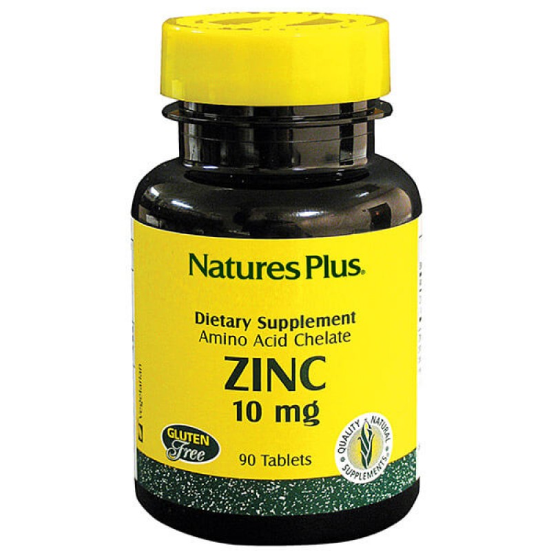 NUTRIATHLON ZINC AMINO ACID CHELATE 10mg 90tabs NATURE'S PLUS